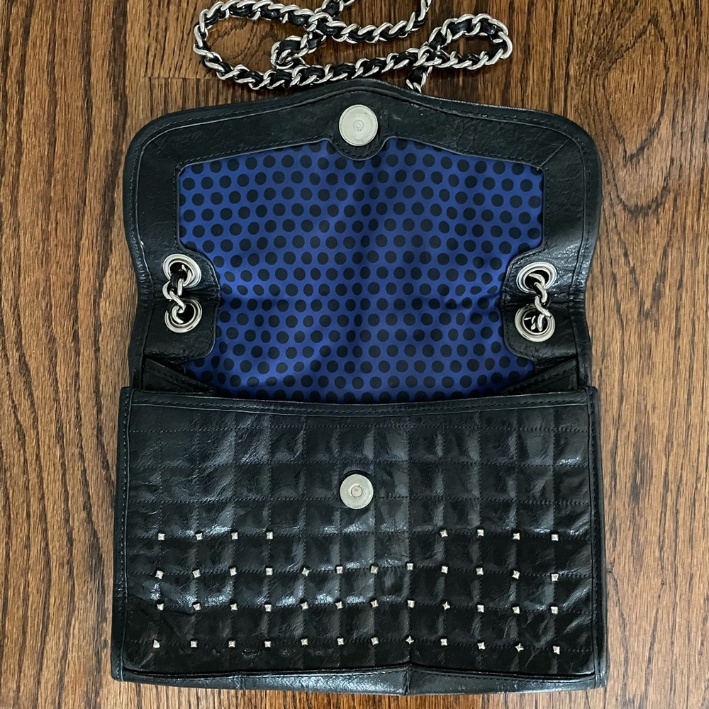 Rebecca Minkoff Studded Purse - navy